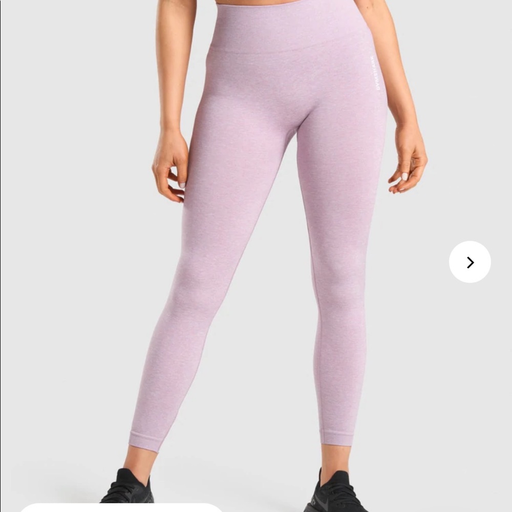 Gymshark Adapt Marl Seamless Leggings - Light Purple